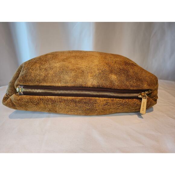 Michael Kors Suede Leather Tote Shoulder Bag adjustable strap MK Logo 2006 - Picture 6 of 16